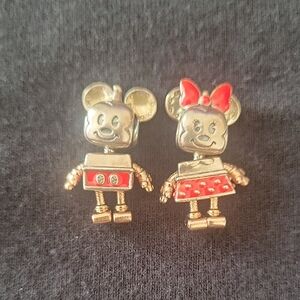 Pandora Mickey and Minnie Robot Charms